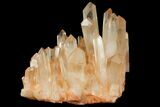 Tangerine Quartz Crystal Cluster - Madagascar #112805-3
